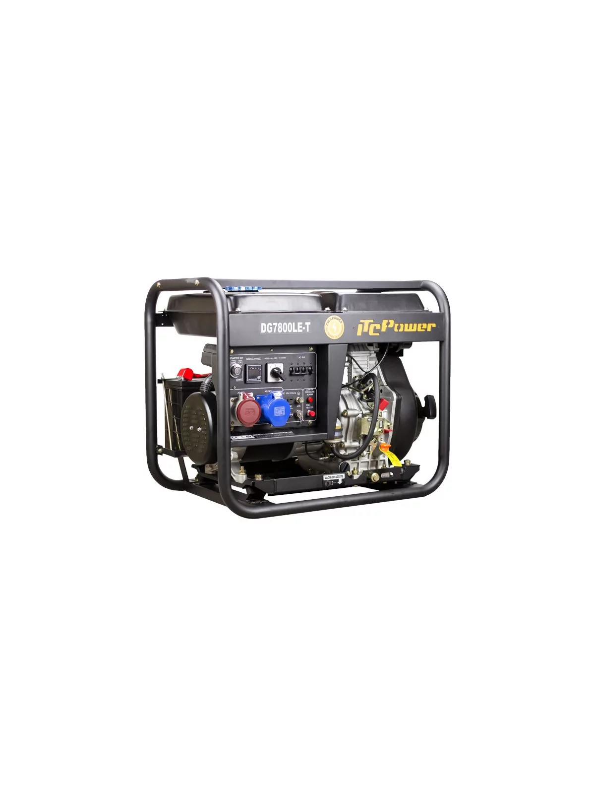 Groupe électrogène bi-tension 6kW / 7kVA DG-7800LE-T