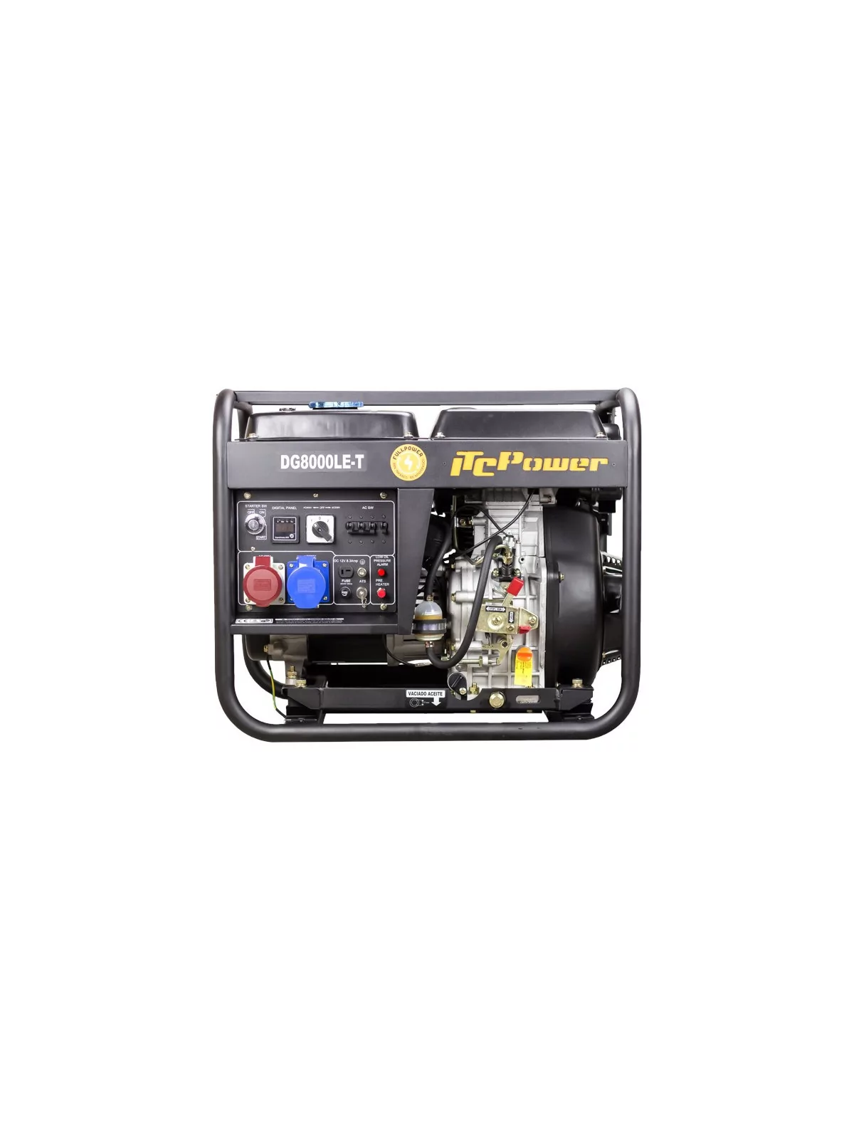 6kW / 7kVA generator met dubbele spanning DG-7800LE-T