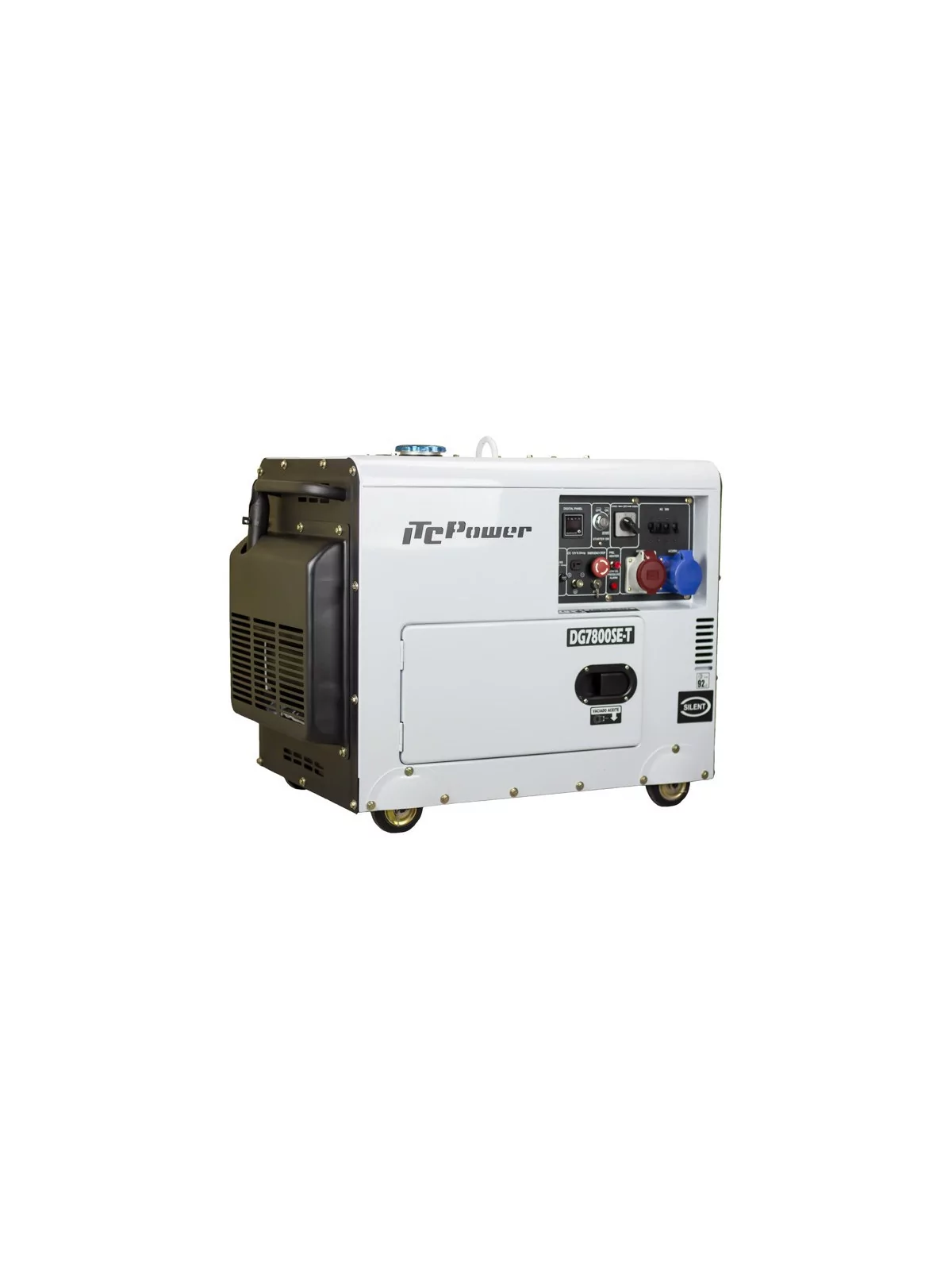 Groupe électrogène bi-tension insonorisé 6kW / 7kVA DG-7800SE-T