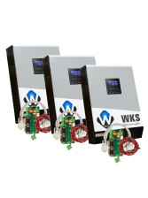WKS 15kVA 48V hybrid inverters + 3 Communication kits