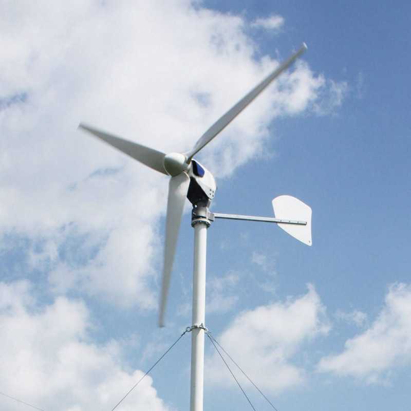 Wind turbine ANTARIS 7.5 kW network and water heater