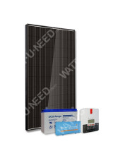 Kit solaire 300Wc mono - 100Ah - 250VA