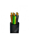 Cable flexible de neopreno negro H07RN-F ECA 5G4 450/750V por metro