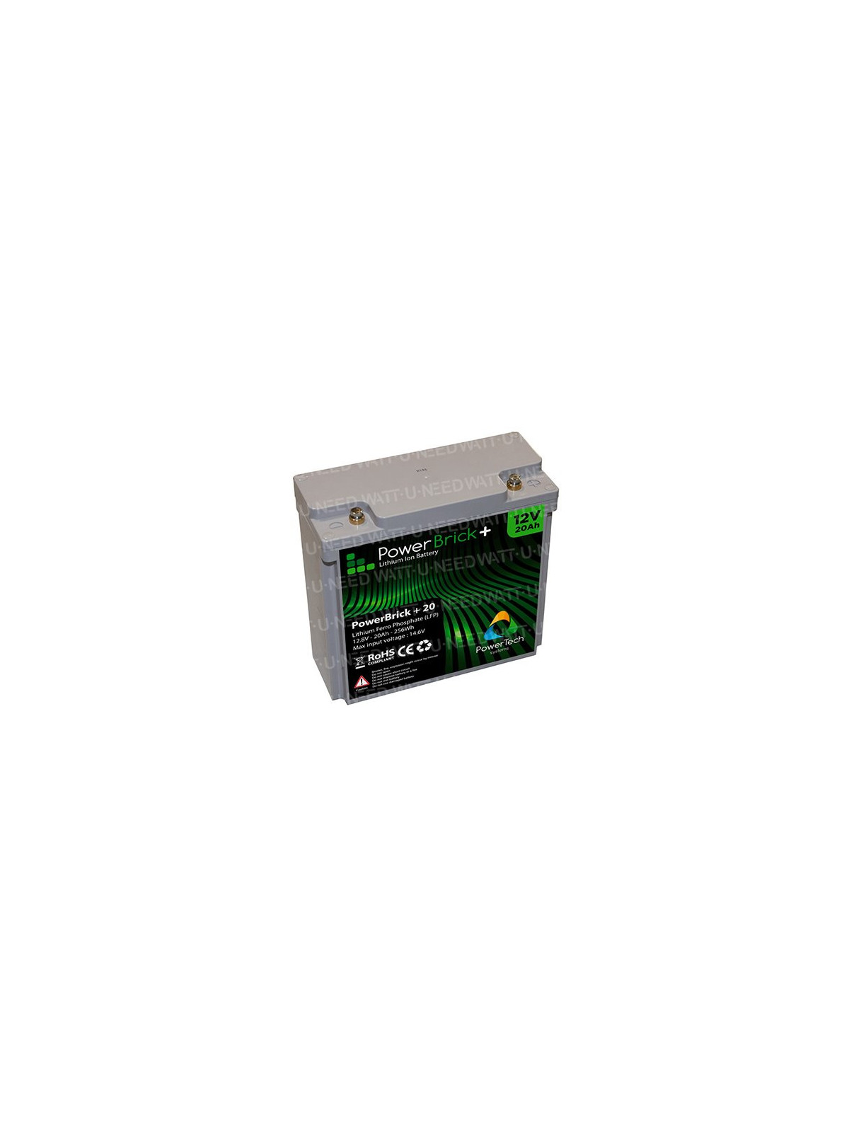 PowerBrick+ Batterie lithium 12V 20Ah PB+12/20