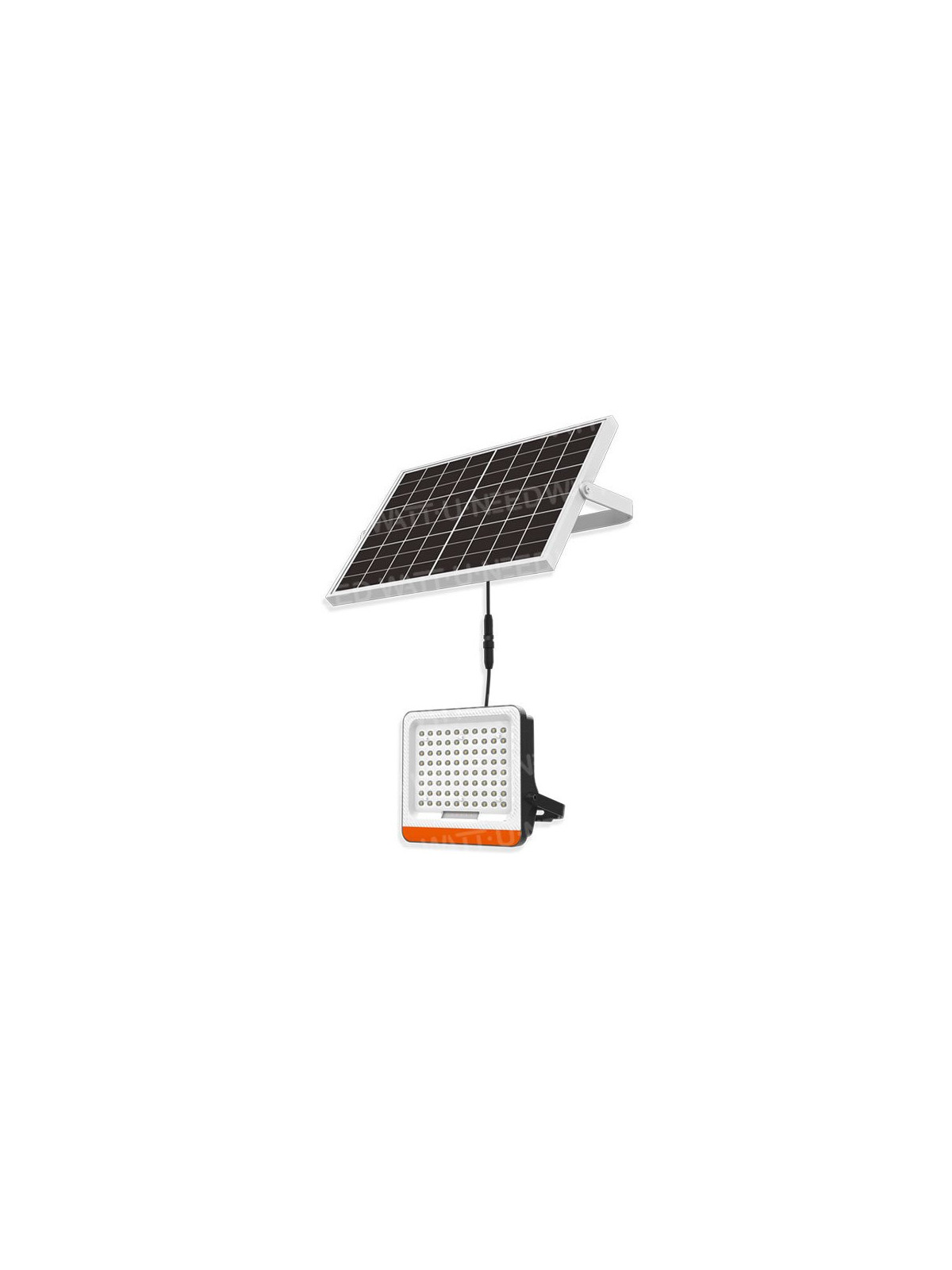 Set 1 Solarmodul mit freistehendem LED-Strahler - Sunbeam