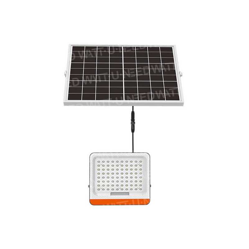 Set aus 1 Solarmodul mit freistehendem LED-Strahler - Sunbeam