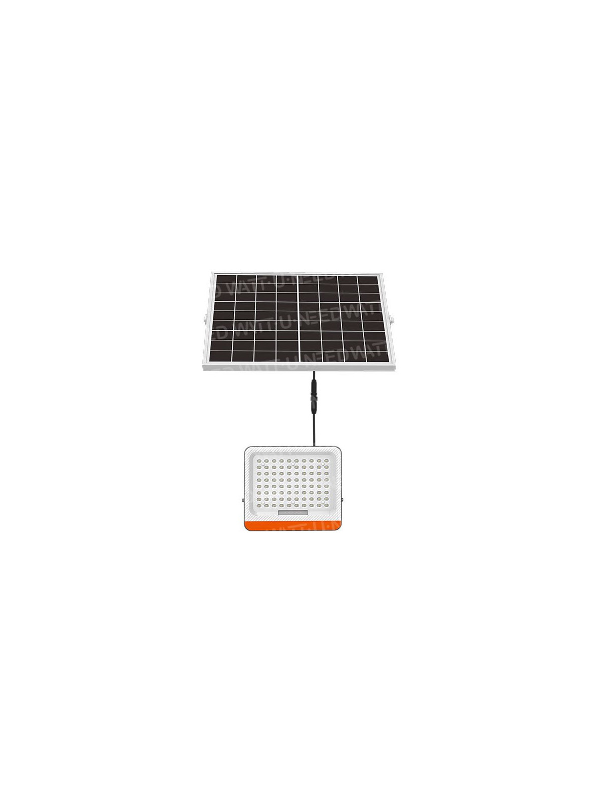 1 zonnepaneelkit met stand-alone LED-spot - Sunbeam