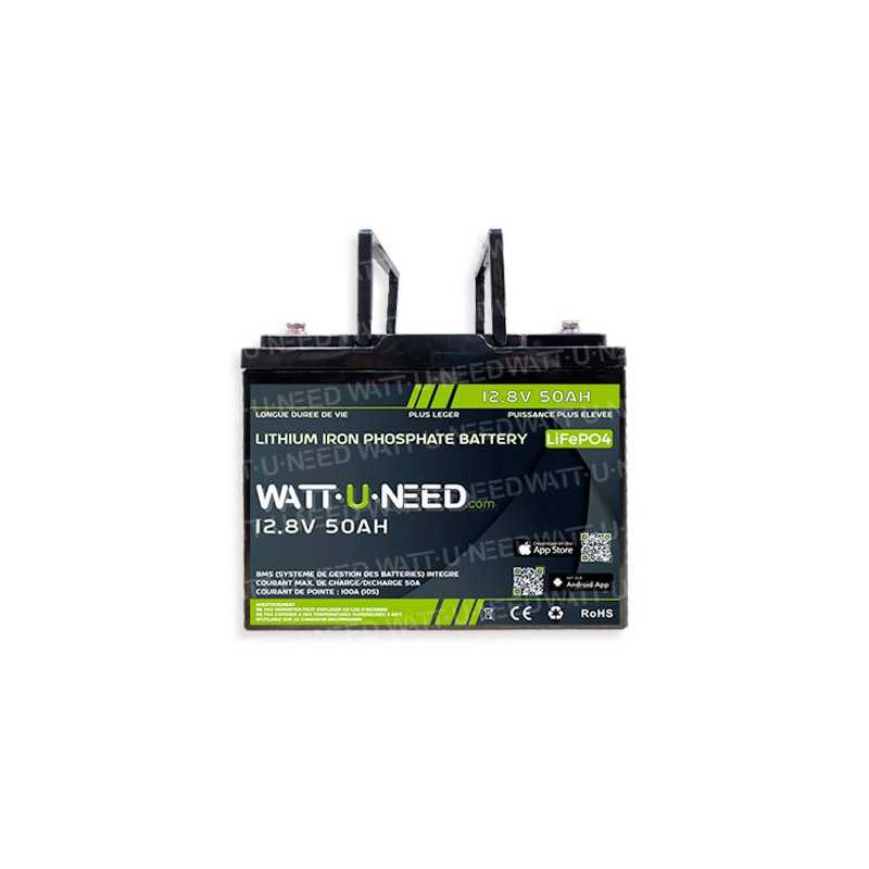 Batterie lithium Wattuneed 12.8V 50Ah Batterie lithium Wattuneed