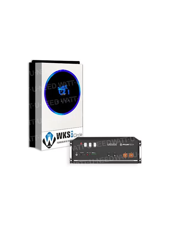 WKS Evo Circle 5.6 kVA 48V - UPS LITHIUM blackout protection kit