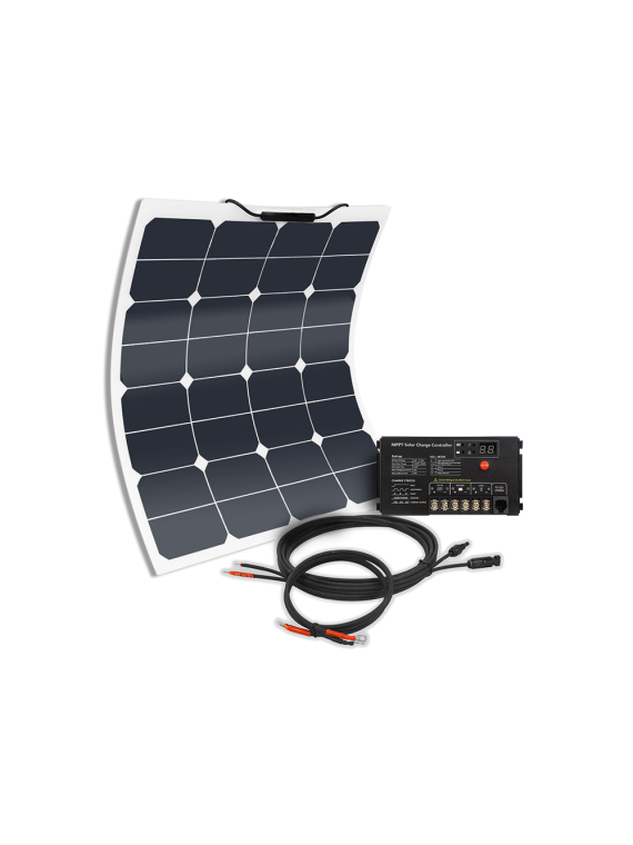 Kit de panel solar de 20 W y 12 V con cargador de goteo, mantenedor y  soporte de montaje ajustable para marina, automoción, RV, motocicleta y  barco.