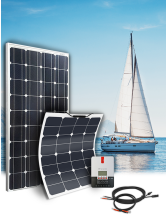 Kit solaire camping-car & bateau TAILLE M - 12V - configurable