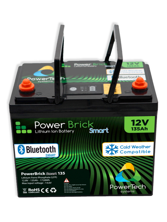 Batterie lithium PowerBrick+ Smart BT 12V 135Ah PB+BT12/135