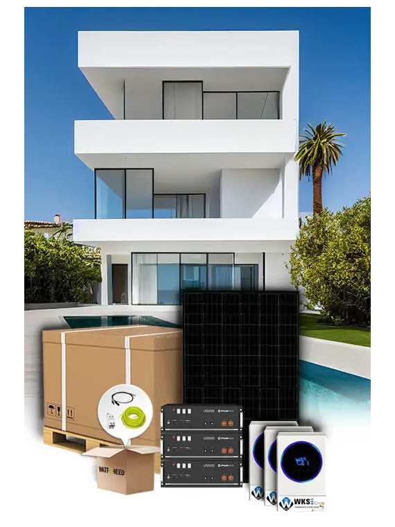 Stand-alone photovoltaic kit class 2.5 Lithium storage