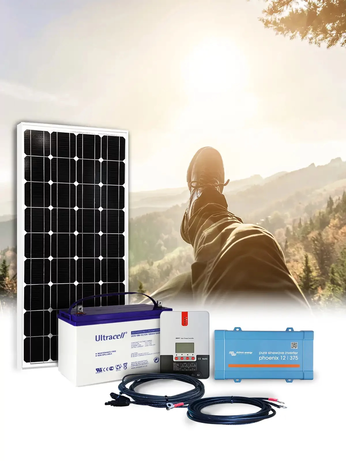 Kit solaire survivaliste 200Wc