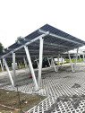 15-panel aluminum photovoltaic carport