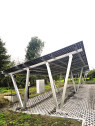 15-panel aluminum photovoltaic carport