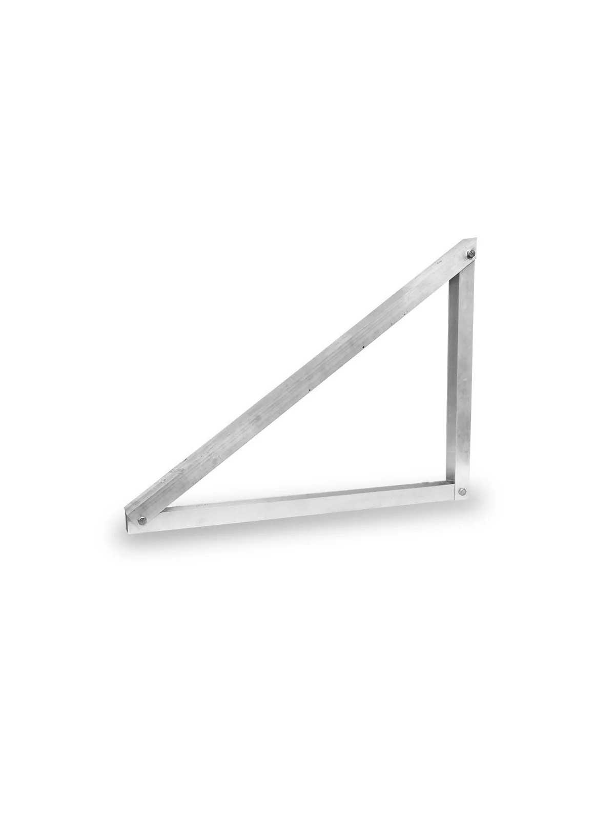 Aluminium wall bracket - brackets, inclined at 35°.