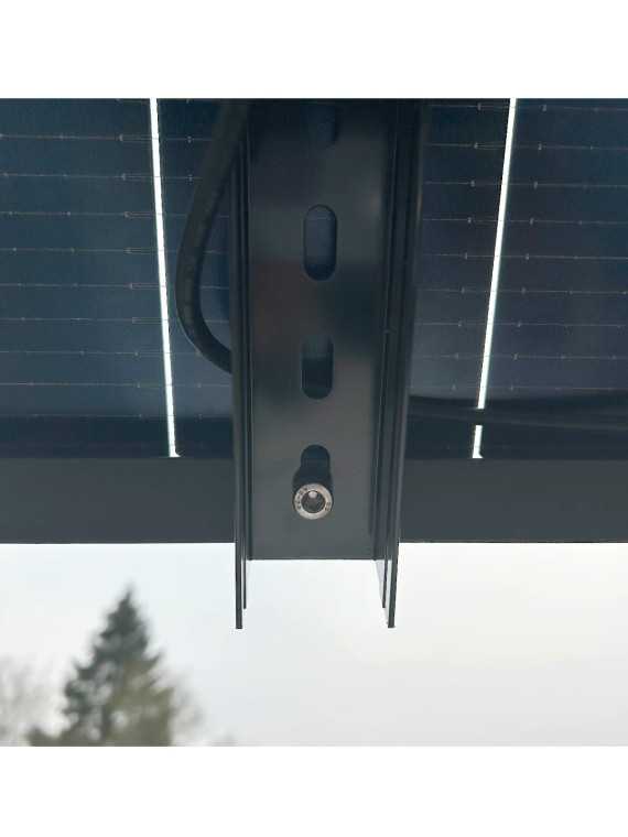 Balcony solar panel kit - plug-in connection