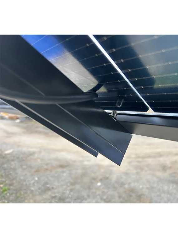 Balcony solar panel kit - plug-in connection