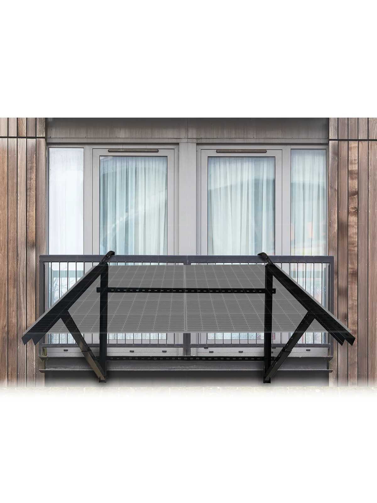 Mise en situation du kit de fixation pour balcon