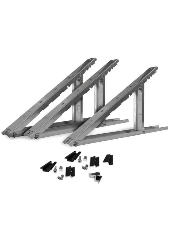 Floor mounting kit for 2 landscape panels