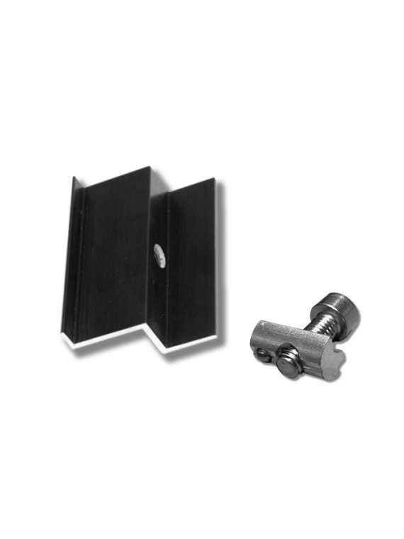 Floor mounting kit for 2 landscape panels