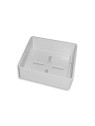 Bouchon de rail 40x40mm gris