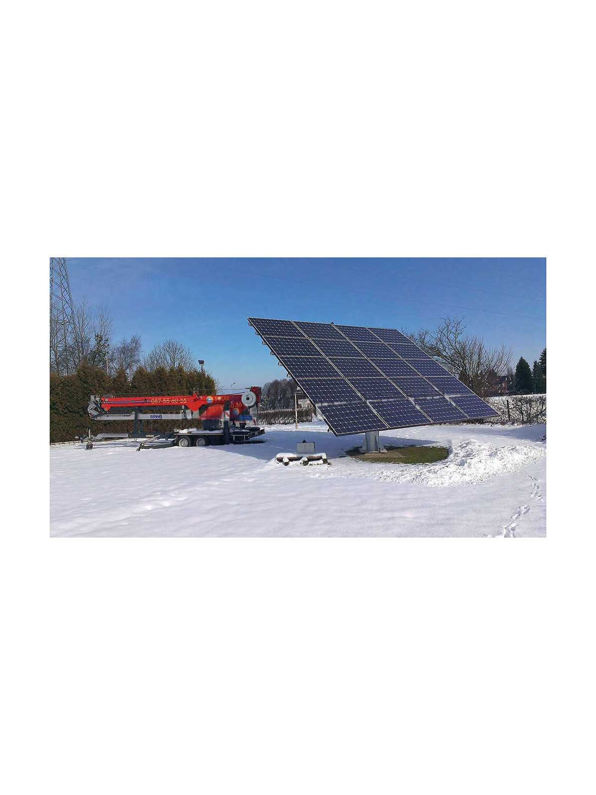 Suiveur Photovoltaïque - Tracker solaire 2 axes 30 panneaux