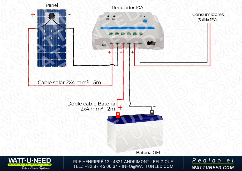 Sistema 50W 35Ah