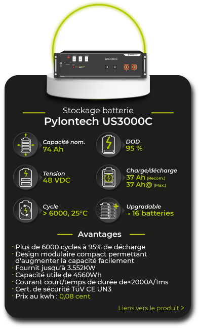 Présentation Batterie US3000C