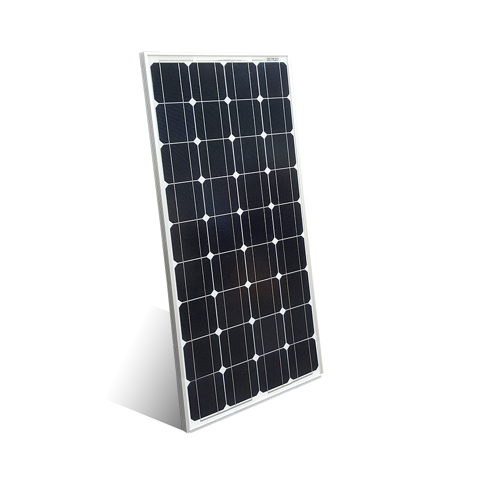 Kit panneau solaire monocristallin 100W 12V et régulateur 10A à